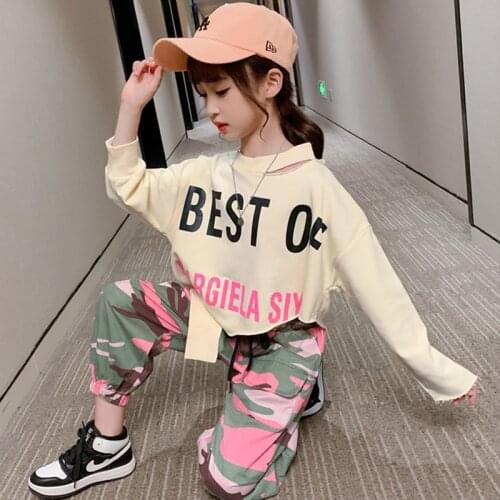 Kids Tracksuit For Girls Clothing Sets 2020 Autumn Winter Toddler Girls Clothes Outfit Suit Children Clothing 8 10 12 14 Year