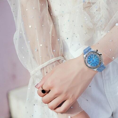 Luminous LED Flash Light Watch Student Silicone Quartz Watches LED Sport Watches Luminous Women Quartz Watch ladies