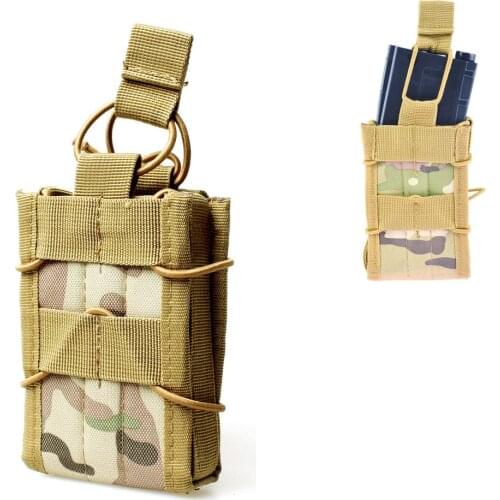 Molle Pouch Tactical Single Rifle Mag Pouch Military Army Hunting Multicam Molle Magazine Pouch For M4 M14 AK G3 EM6345