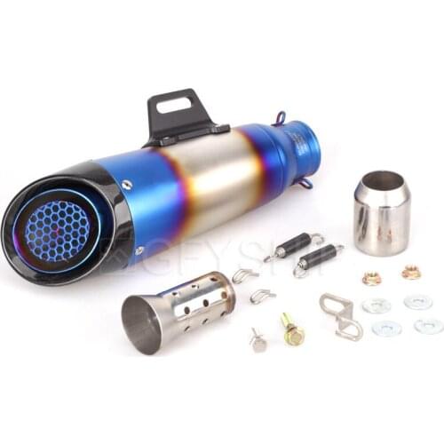 36-61MM Universal Motorcycle Exhaust Pipe Muffler PIt Bike Escape Moto For R1 R6 FZ6 PCX DUKE CBR Z750