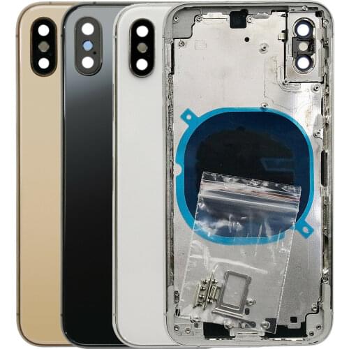 Top Quality New Back Housing Glass Battery Cover Frame Assembly For iPhone X XS
