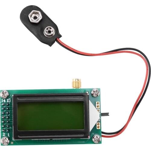 Diy High Accuracy and Sensitivity 1-500 Mhz Frequency Meter Counter Module Hz Tester Measurement Module Lcd Display