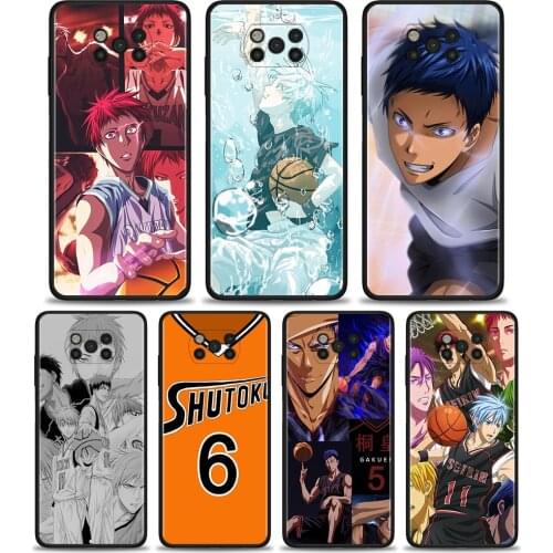 Back Case for Xiaomi Poco X3 NFC F1 F3 M3 X3 Pro TPU Cover for Redmi Note 8 8T 9 9T 9S 10 Pro Phone Cover kuroko no Basketball
