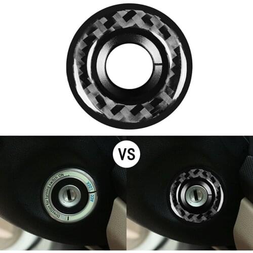 1pc Car Ignition Key Ring Interior Sticker for Volkswagen Beetl 2012-2019 Car Ignition Switch Decoration Ring Cover Auto Decor