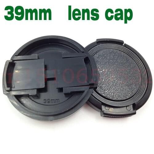 10pcs 39mm Snap-On Lens Front Camera Lens Cap Cover without rope for39mm lens filter DSLR Lens Protector
