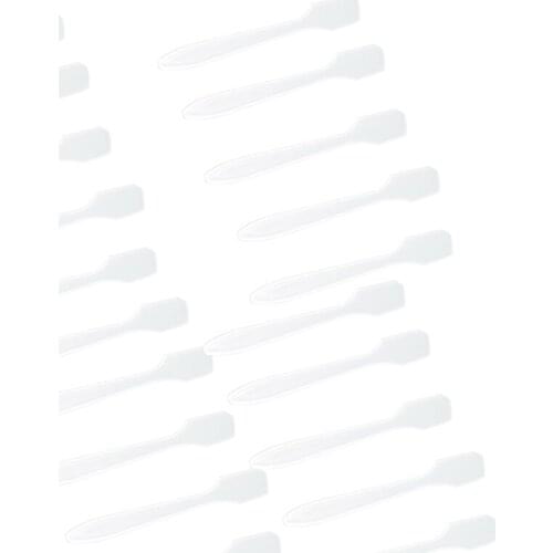 100pcs Plastic Face Spoon Mini Mixing Spatulas Makeup Tools for Travel Everyday Skin Care Application