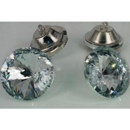 1000pcs 16mm 3 color Satellite drill soft package crystal sofa decorative buckle Rhinestones buttons glass crystal button