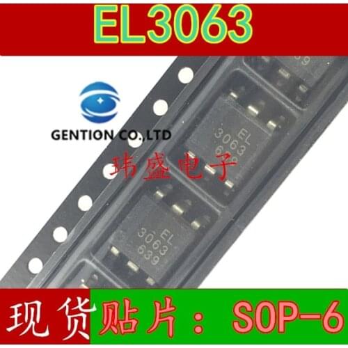 20PCS The spot light coupling EL3063S EL3063 trigger thyristor drive SOP6 in stock 100% new and original