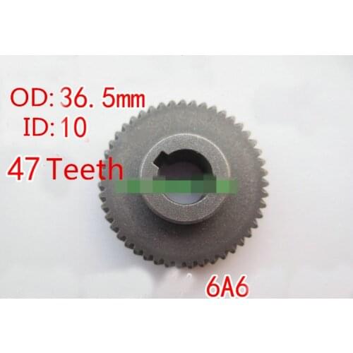 6A6 Hand Electric Hammer Drill Repair Part Helical Gear 47 Teeth 36.5 x 10 x 13mm