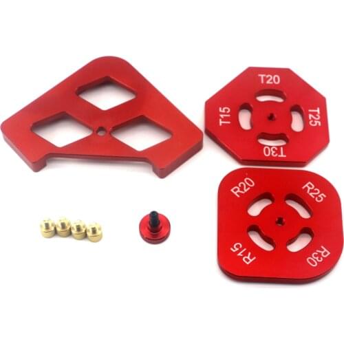 Aluminium Radius Corners Quick Jig R15-R30 T15-T30 Woodworking Trimming Milling Circle T/R Angle Positioning Templates Tools
