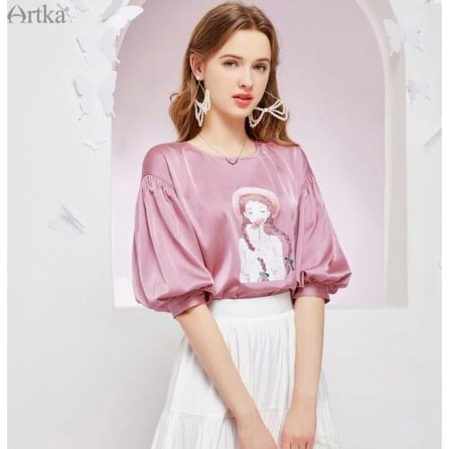 Атласные блузки Artka China At AliExpress
