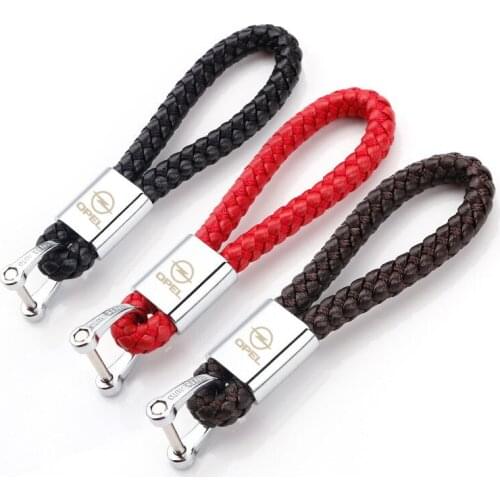 Car keychain metal leather key chain For opel Adam Astra J K Corsa Insignia Zafira Ampera Cascada Combo Karl Mokka Zafira