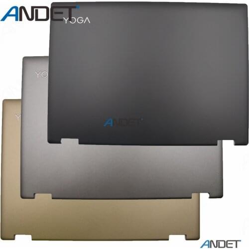 New Original For Lenovo YOGA 520 14 520-14 FLEX 5-14 5 1470 LCD Back Cover Rear Lid Top Case Black AP1YM000700 Gold Silver