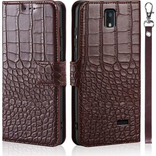 Phone Case for Lenovo A328 A 328 A328T Case Wallet Crocodile Texture Leather Book Design Phone Coque Capa With Strap Card