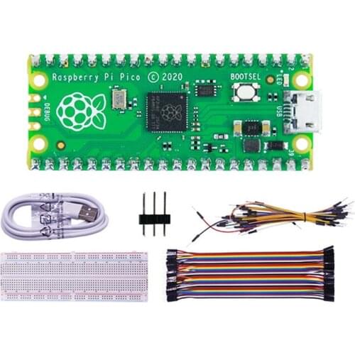 For Raspberry Pi Pico Board Dual-Core Microcomputer Chip Development Board Welding Pin Header Kit RP2040