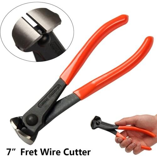 Guitar Fret Wire End Cutter 7 inch Guitar Fret WireCutter Nipper Portable Strings Scissor Nipper Puller Tools Guitar Accessories