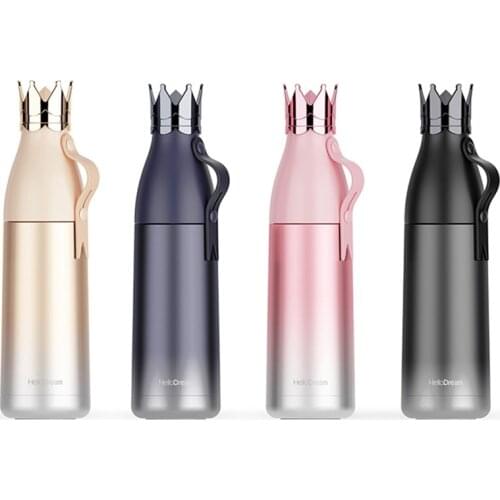 Crown Thermos Bottle Water Bottle Stainless Steel Vacuum Flask Insulated Princess for Thermoses Flask New Fashion