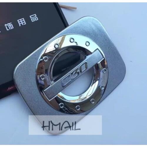 ABS chrome plastic fuel cap tank cover for 2010 11 12 13 14-16 GREAT WALL C30 car-styling plating protective trim cover stickers
