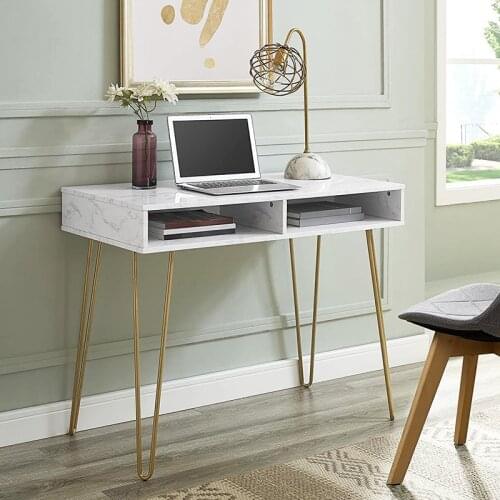 New Light Luxury Computer Desk Home Writing Desk Desk Student Desk and Chair Desk Living Room Table Study Table Kids Desk