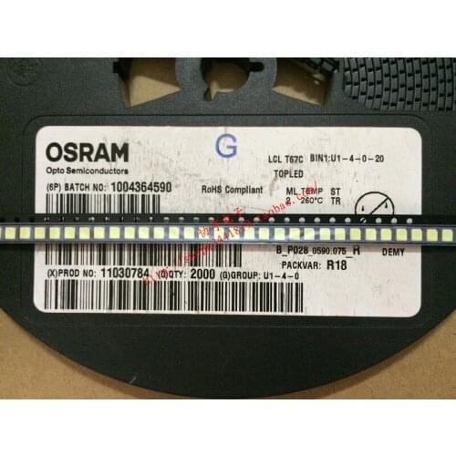 OSRAM LCLT67C U1-4-0-20 1210/3528 blue light leds