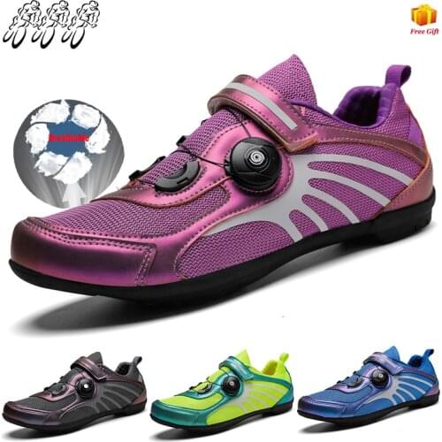 Professional Bicycle Shoes, Womens Mountain Bike Bicycle Shoes, Mens Self-Locking Road Bicycle Shoes, Womens Bicycle Sports