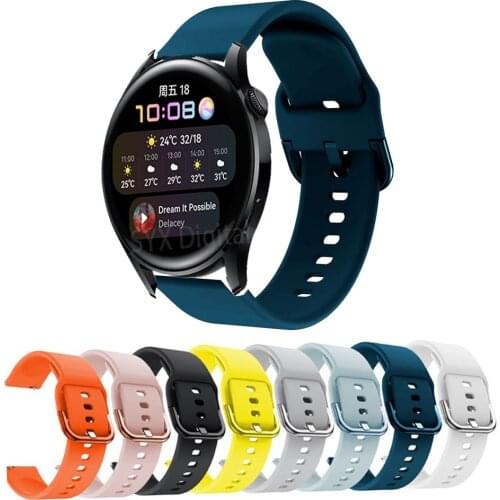 Soft Silicone Band Strap For Huawei Watch 3 pro Smart Bracelet WirstStrap For Huawei Watch GT 2 pro / GT2 46mm Wristband