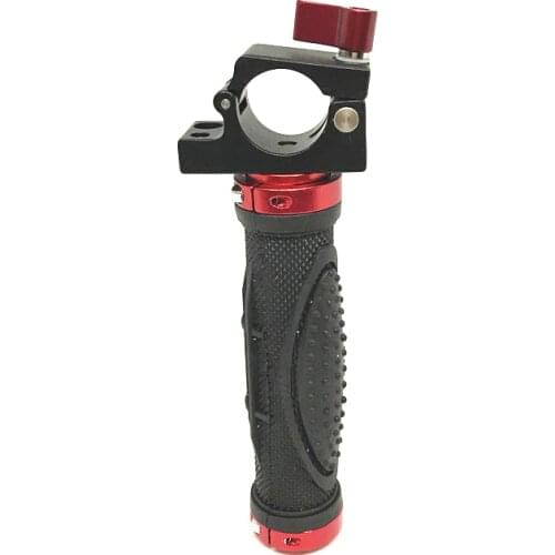 2in1 Camera Rubber Handle Grip Stabilizer + 25mm Rod Clamp for DJI Ronin MX Video Camera LED Light
