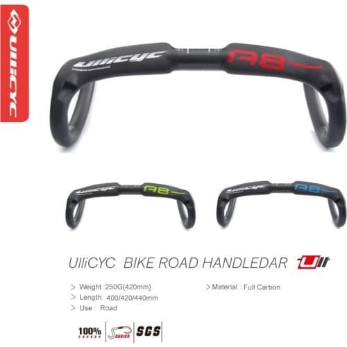 Ullicyc Strong quality Full UD Carbon Fiber Road Bike Handlebar Carbon Fiber Carbon Carbon Fiber Bicycle WB350