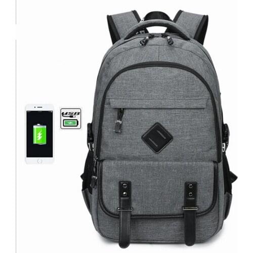 Waterproof Business Laptop Backpack with USB Charging Port Lightweight Causal School Travel backpack Fits Under 15 inch Laptop