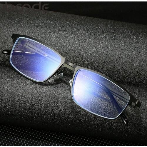 Iboode High Quality Metal Reading Glasses Anti Blue Light Magnifying Presbyopia Men Women Eyeglasses 0 1.0 1.5 2.0 2.5 3.5 4.0