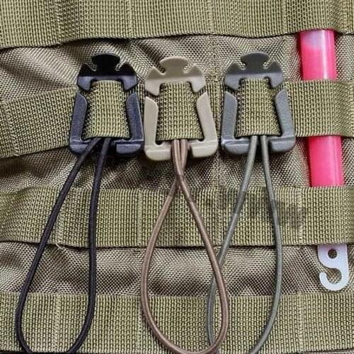 5/10PCS Molle Backpack Buckle Carabiner Clips Outdoor Nylon Camping Bag Hanger Hook Clamp EDC Carabiner Survival Gear Tools