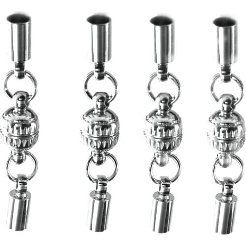 5pcs/Lot Gear-Shaped Magnet Buckle Inner diameter 3mm bracelet necklace connection body jewelry accessories