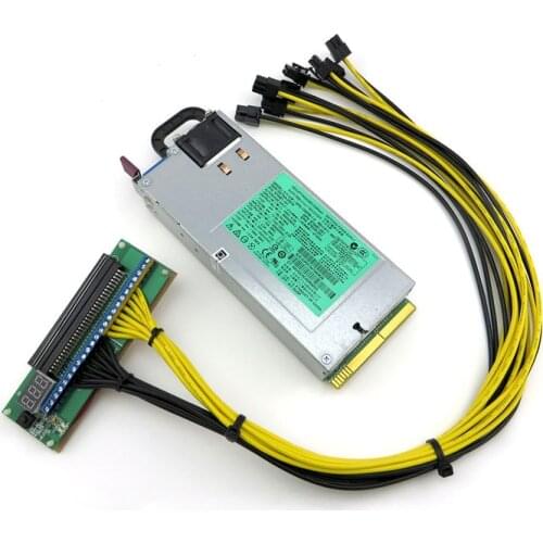 8PCS/Lot Free Shipping UL1015 14AWG 6Pin PCIE Power Supply Cable for Bitcoin Mining Antminer S3 S5 S7