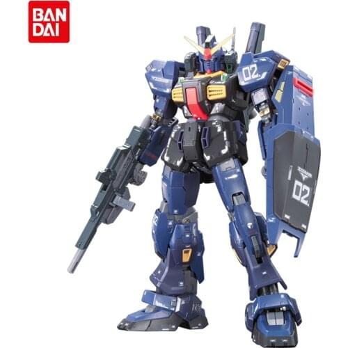 Bandai Anime Model Assembly Gundam RG 1/144 RX-178 Titans Mark-II Gundam Action Figure Robot Decoration Toy Childrens Gift