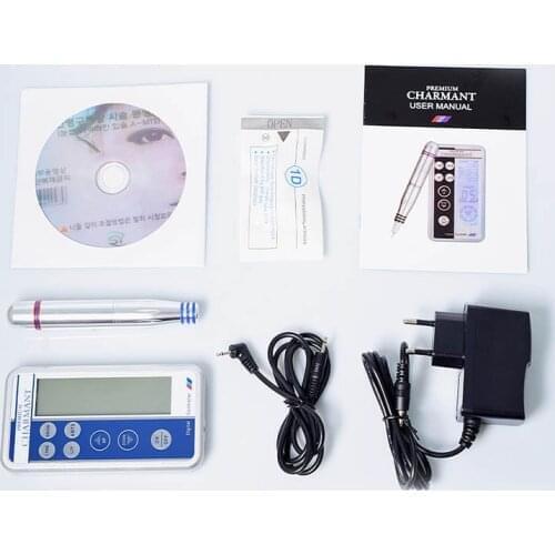 Charmant 3 Microblading Eyebrow Machine Digital Permanent Makeup Tattoo Pen For Microblading MTS Liner Shader Agulhas Easy Click