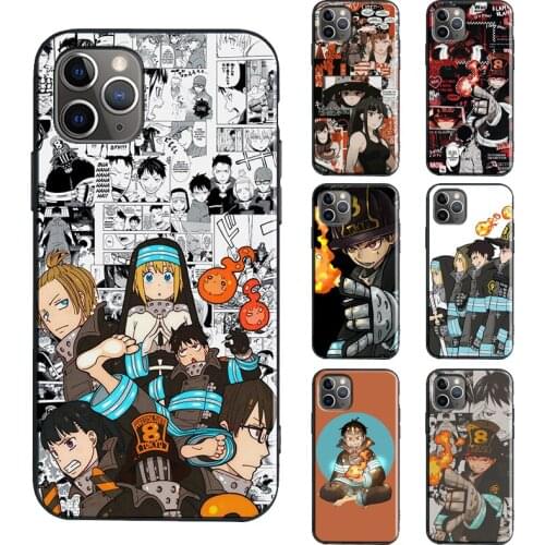 Fire Force Anime Case For iPhone 11 Pro Max SE 2020 6S 8 7 Plus X XR XS Max 12 Pro Max mini Phone Cover