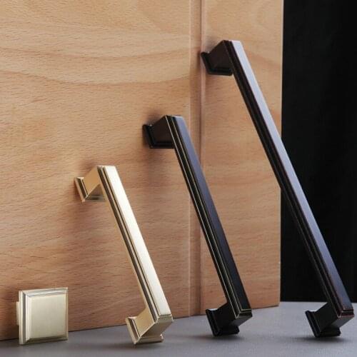 Black Brass ORB American Wardrobe Drawers Handle Cabinet Drawer Modern Minimalist Small Knobs Cabinet Handle Furniture Handles