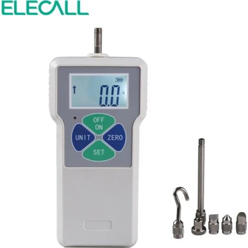 ELECALL ELK-500 Digital Dynamometer Force Measuring Instruments Thrust Tester Digital Push Pull Force Gauge Tester Meter