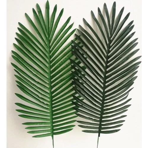 10p Artificial Plants Palm Tree Leaf Faux Leaf Plant Palm Sunday Leaf Greenery for Green Wall Decoration Wedding Party Event