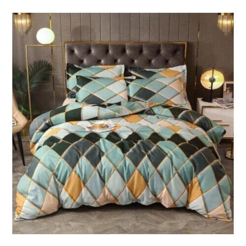 Geometric Duvet Cover Set Comforter Bedding Sets 3D Duvet Cover King Bedding Full Bed Sets Queen