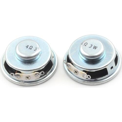 Mini Speaker Horn 3W 4R Diameter 4CM Mini Amplifier Rubber Gasket Loudspeaker Trumpet 40mm Speakers For Arduino Diy Electronic