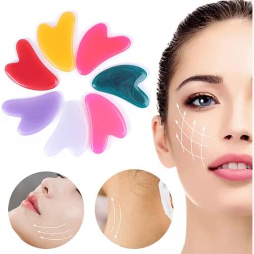 Multicolor Beeswax Guasha Scrapping Plate Gua Sha Massager Face Meridian Scrapping Plate Piece Massage Tools Arm Massage Tool