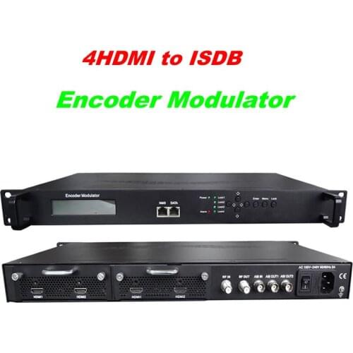 NDS3542 4IN1 H.264 HD ISDB-T Modulator(4HD in ISDB-T out) ISDB Modulator Encoder Modulator