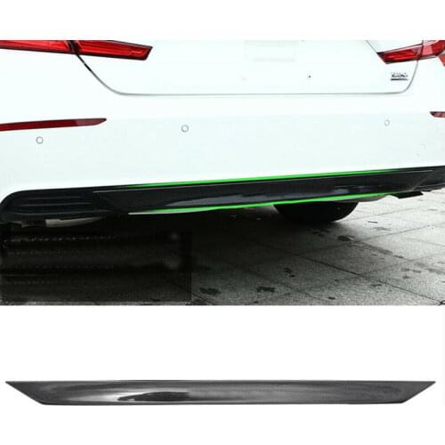 Carbon fiber Lower Rear Bumper Moulding Cover Trim For Honda Accord 2018-2021 car accessories