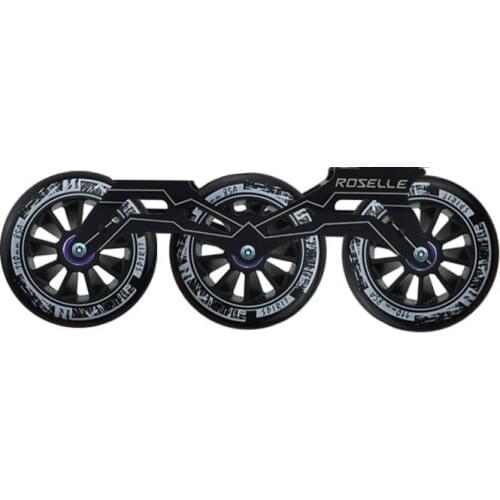 Speed Inline Skates BaseFrames 3*110mm Wheels Roller Skating Basin ILQ-11 Bearing Durable 85A Patines Tires