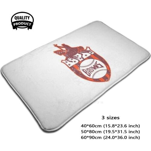 Distressed Logo - Defunct Baseball Team - 1902 - 1953 Expansion Team For Missouri - Predecessors To The 3 Sizes Home Rug Room