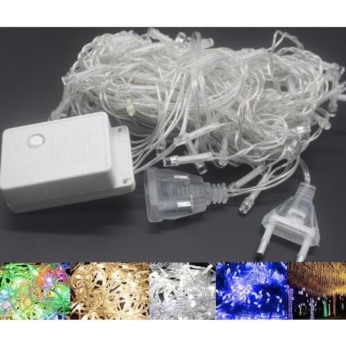 10M 100 Led String Garland Christmas Tree Fairy Light Chain Waterproof Home Garden Party Outdoor Holiday Decoration