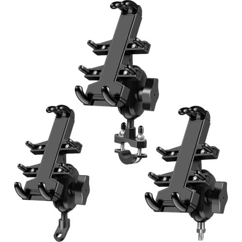 Universal Adjustable Bicycle Phone Holder Aluminum Alloy Shockproof Bicycle Phone Bracket Road Bike Cell Phone Bracket