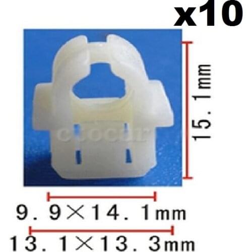 10pcs OEM For Acura For Honda Side Turn Marker Fastener Clip Retainer 34355-SD2-003