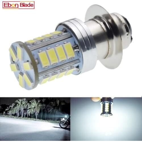 1x P15D LED Motorcycle Headlight Bulb 5630 H6M 26SMD High Low Bixenon Beam Accessories Motorbike ATV Head Lamp 6V 12V 24V 30V DC